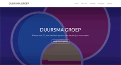 Desktop Screenshot of duursmagroep.nl